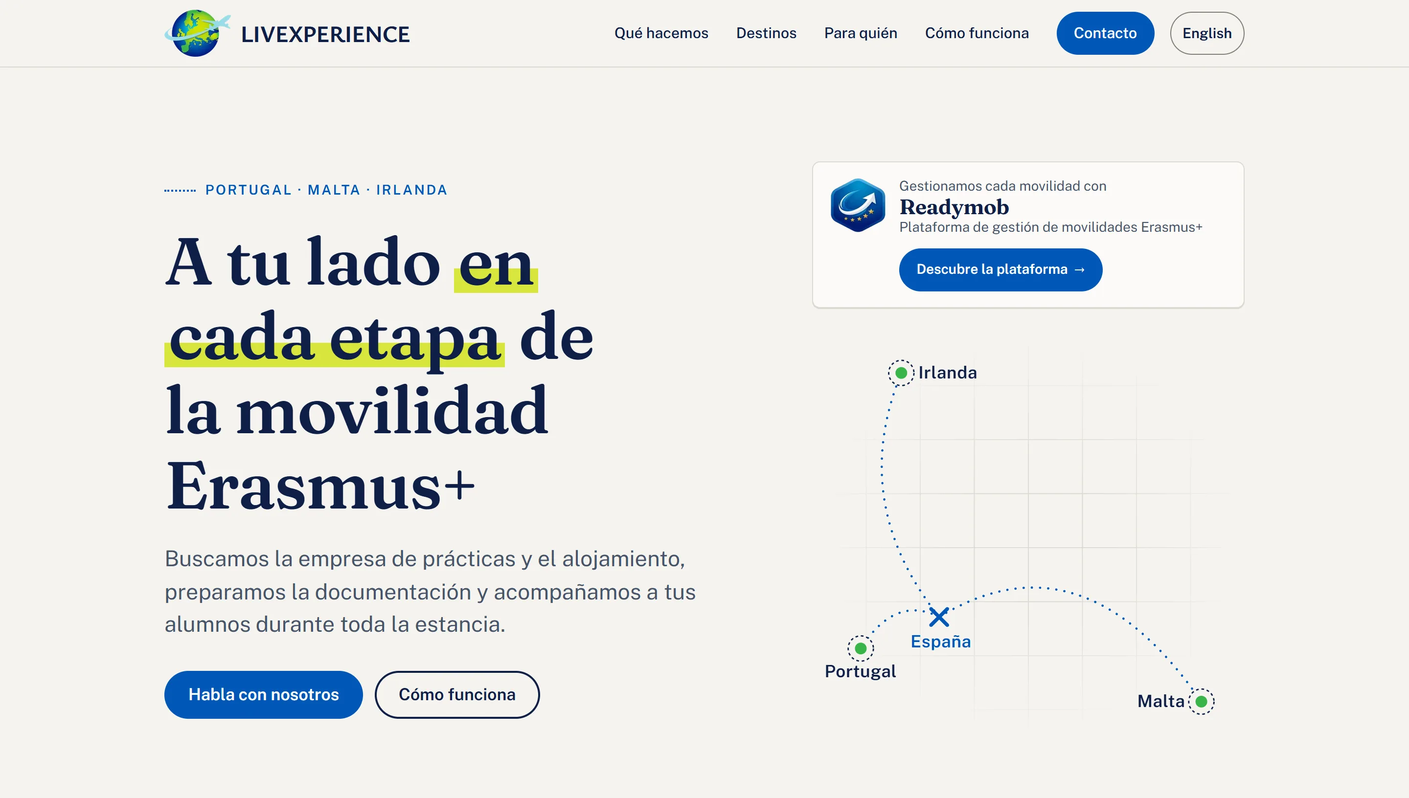 Captura de Livexperience