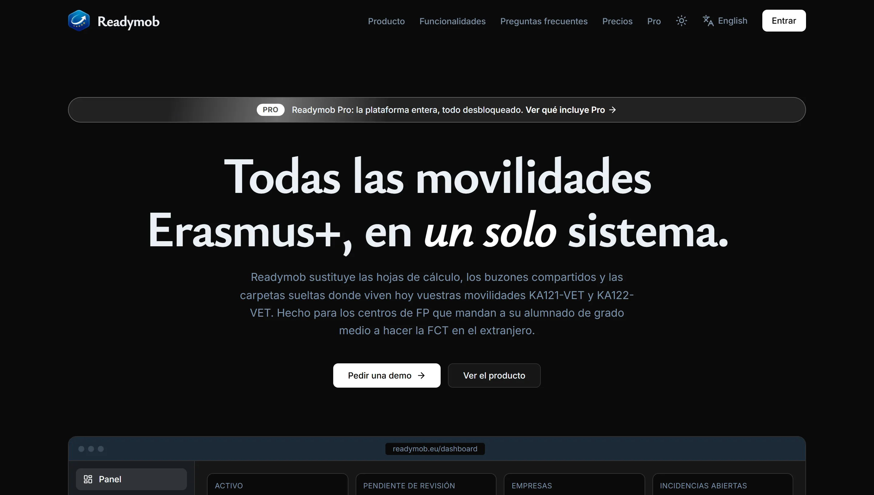 Captura de Readymob